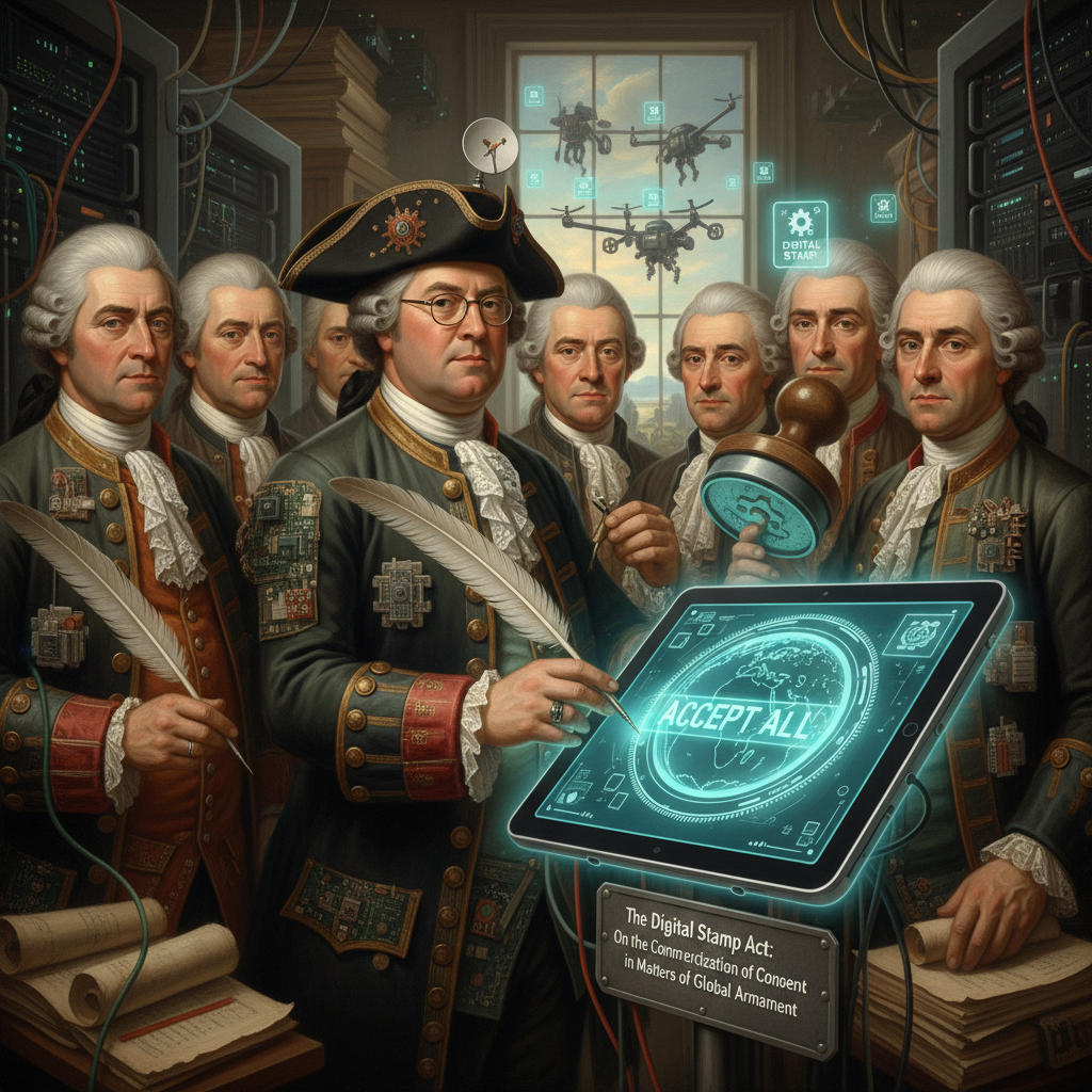 The Digital Stamp Act: On the Commercialization of Consent in Matters of Global Armament