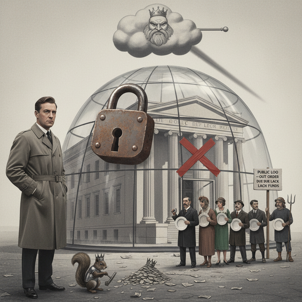 On the Arbitrary Suspension of Public Provisions: Echoes of Prerogative in Modern Fiscal Dispute