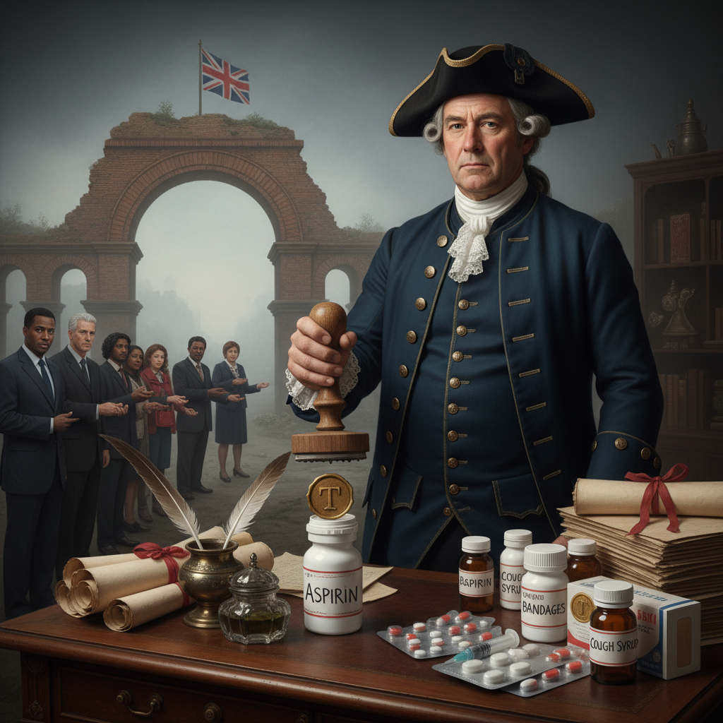 The New Stamp on Medicine: How Tariffs Resurrect the Specter of Imperial Taxation in Public Health