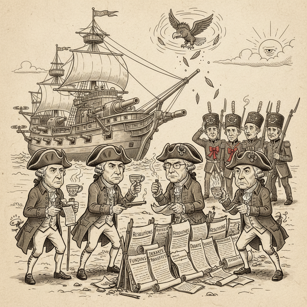 Fauxios Exclusive: Senate Democrats' Defense Strategy Echoes Colonial Defiance Against Imperial Military Mandates