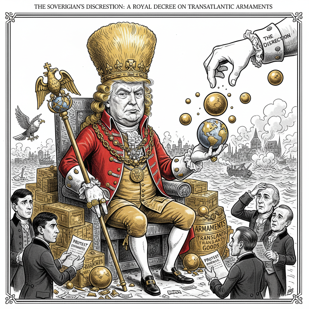 The Sovereign's Discretion: A Royal Decree on Transatlantic Armaments