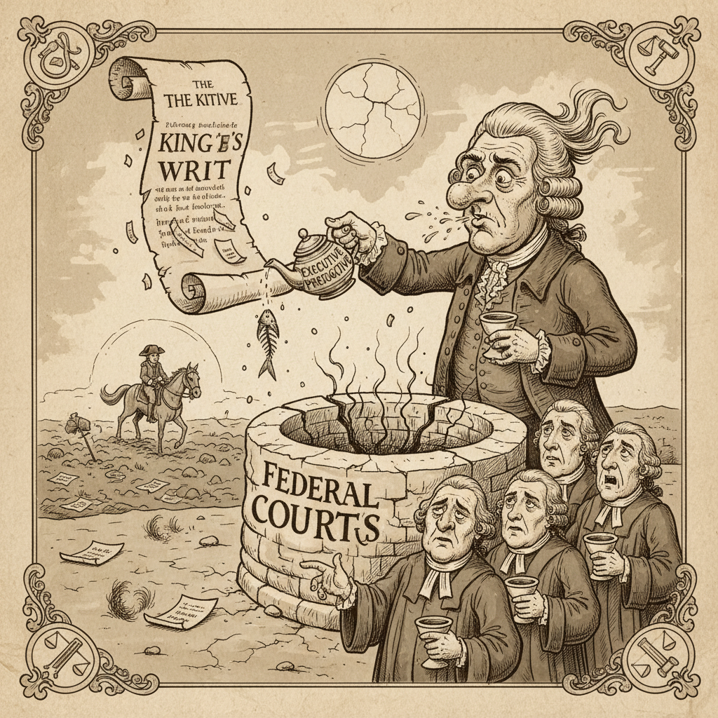 The King's Writ Runs Dry: Federal Courts Feel the Squeeze of Executive Prerogative