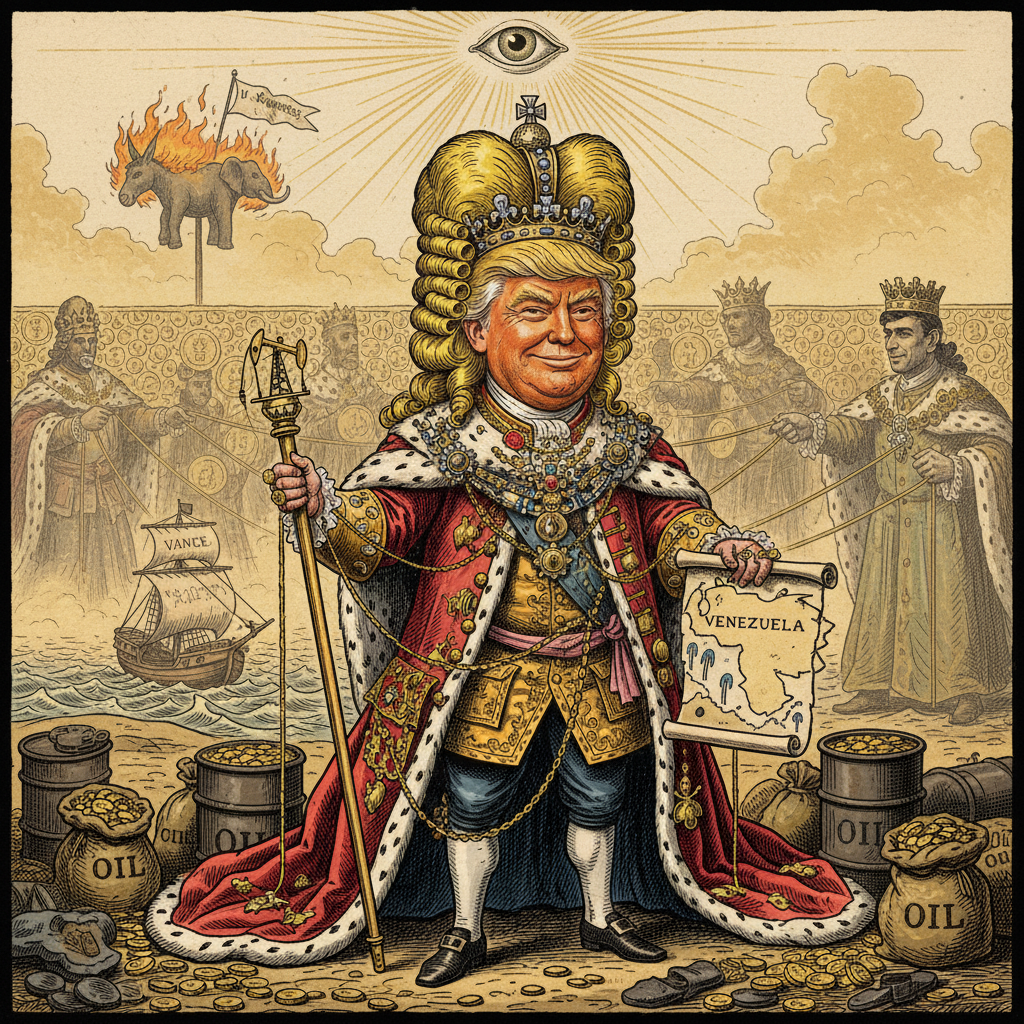 Beyond the Paywall: Trump’s Venezuelan Gambit and the Crown’s Unseen Hand