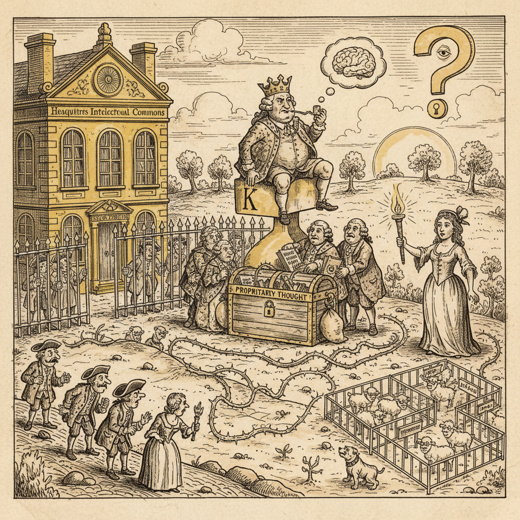 From Enlightenment to Enclosure: America's Shrinking Intellectual Commons Echoes Pre-Revolutionary Grievances