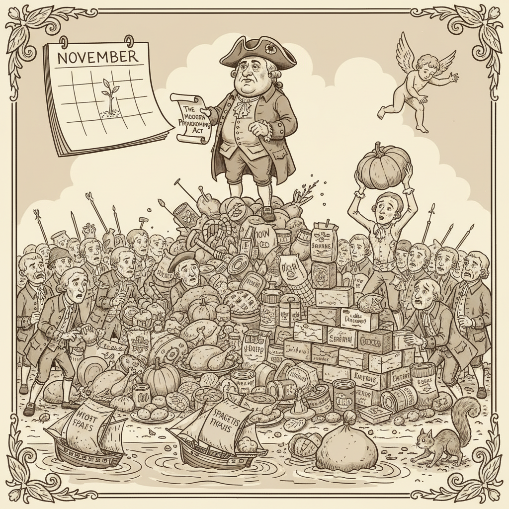 The Modern Provisioning Act: When November's Larder Becomes a Point of Principle