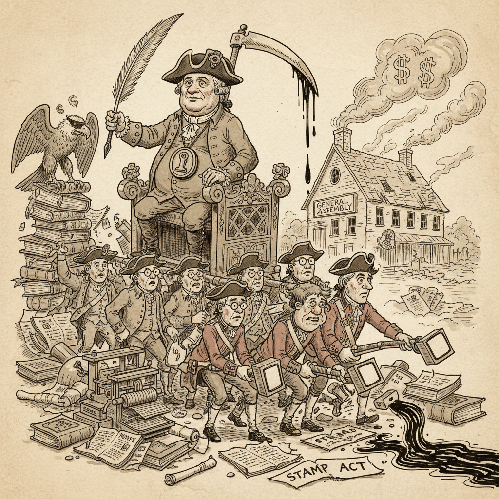 The Public Ledger, Reimagined: Cheney's Passing and the Information Stamp Act