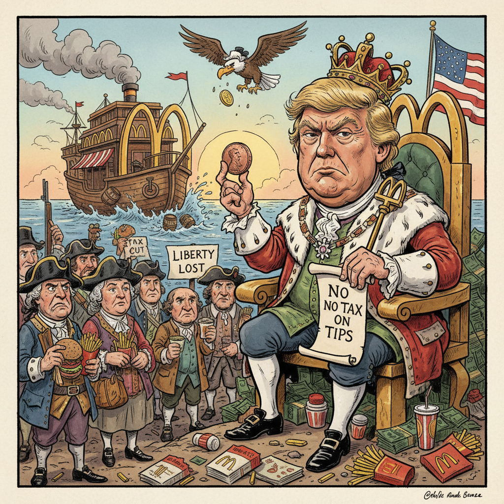 A Penny Saved, A Liberty Lost? Trump's McDonald's Summit Echoes Familiar Grievances