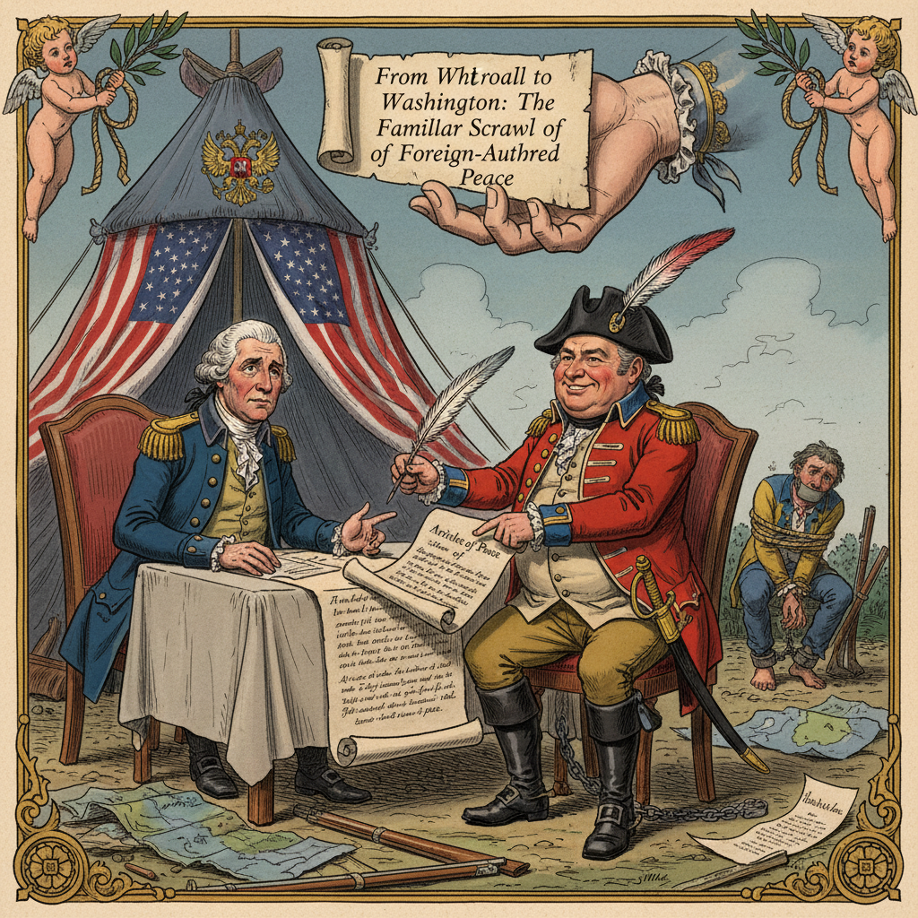 From Whitehall to Washington: The Familiar Scrawl of a Foreign-Authored Peace