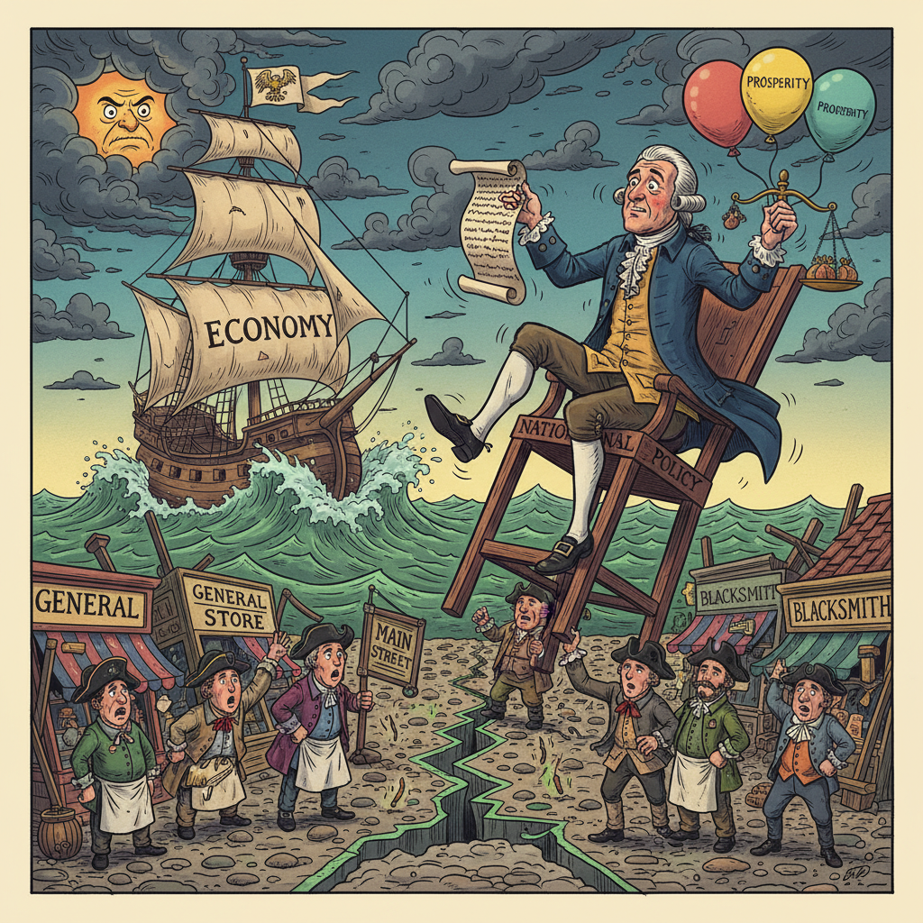 The Unsteady Hand of State: Main Street's Mounting Unease Echoes Pre-Revolutionary Grievances