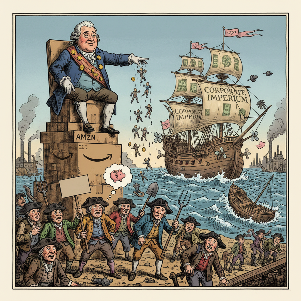 Corporate Imperium and the Colonial Worker: Amazon's Cuts Echo Foundational Grievances