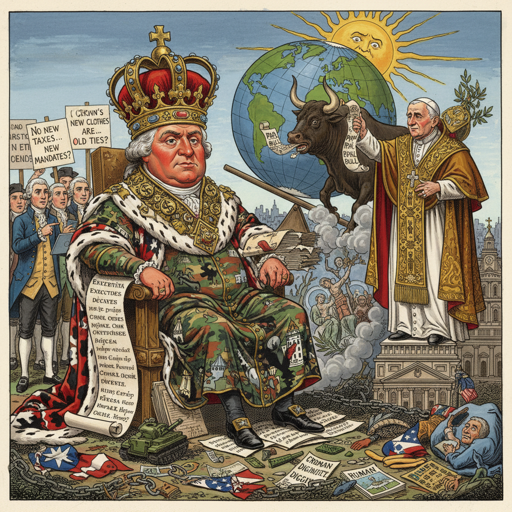 The Papal Bull vs. The Presidential Decree: Why the Crown's New Clothes Are Unsettlingly Familiar