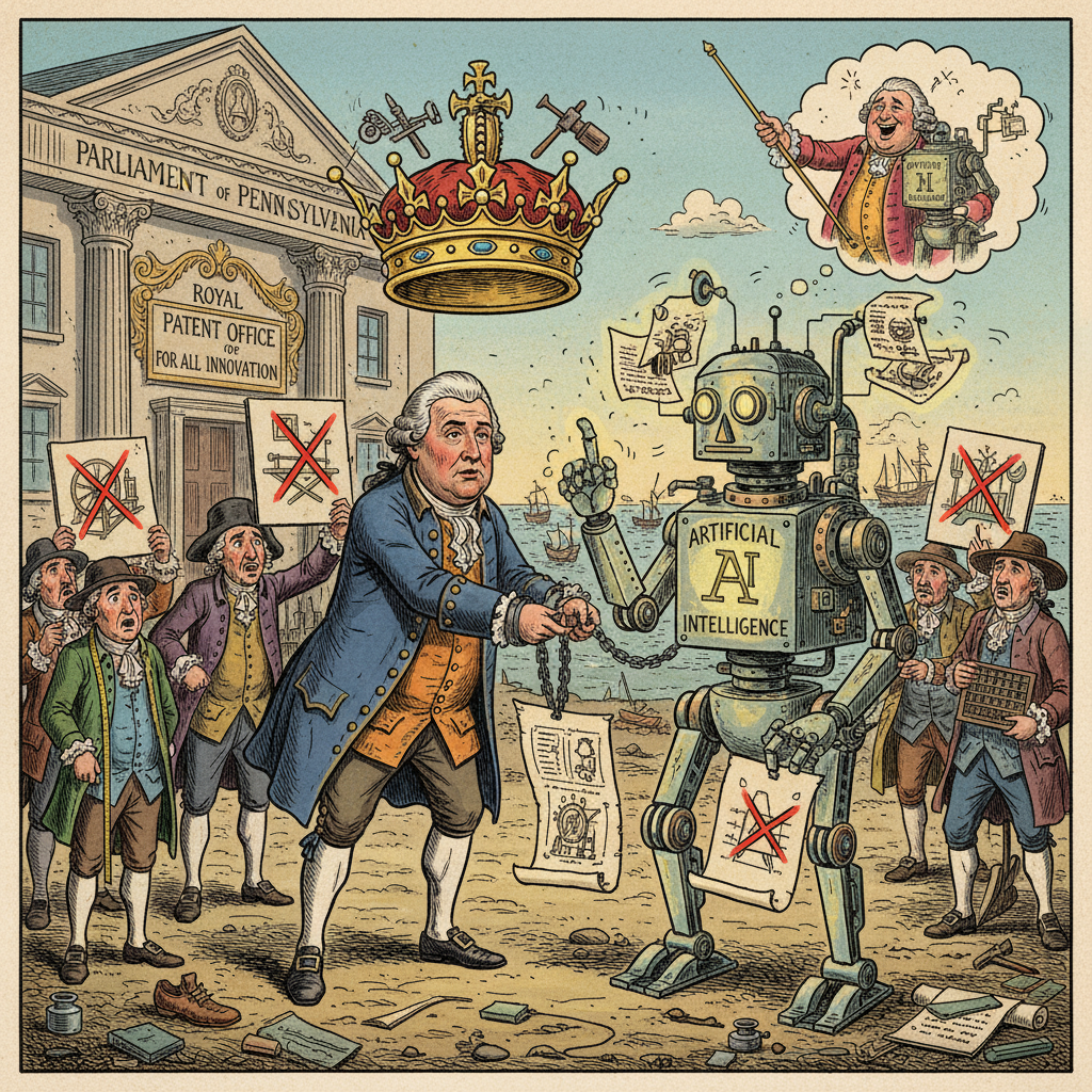 When 'Useful Arts' Become Crown Prerogative: Senator McCormick's AI Stance Echoes Pre-Revolutionary Economic Control