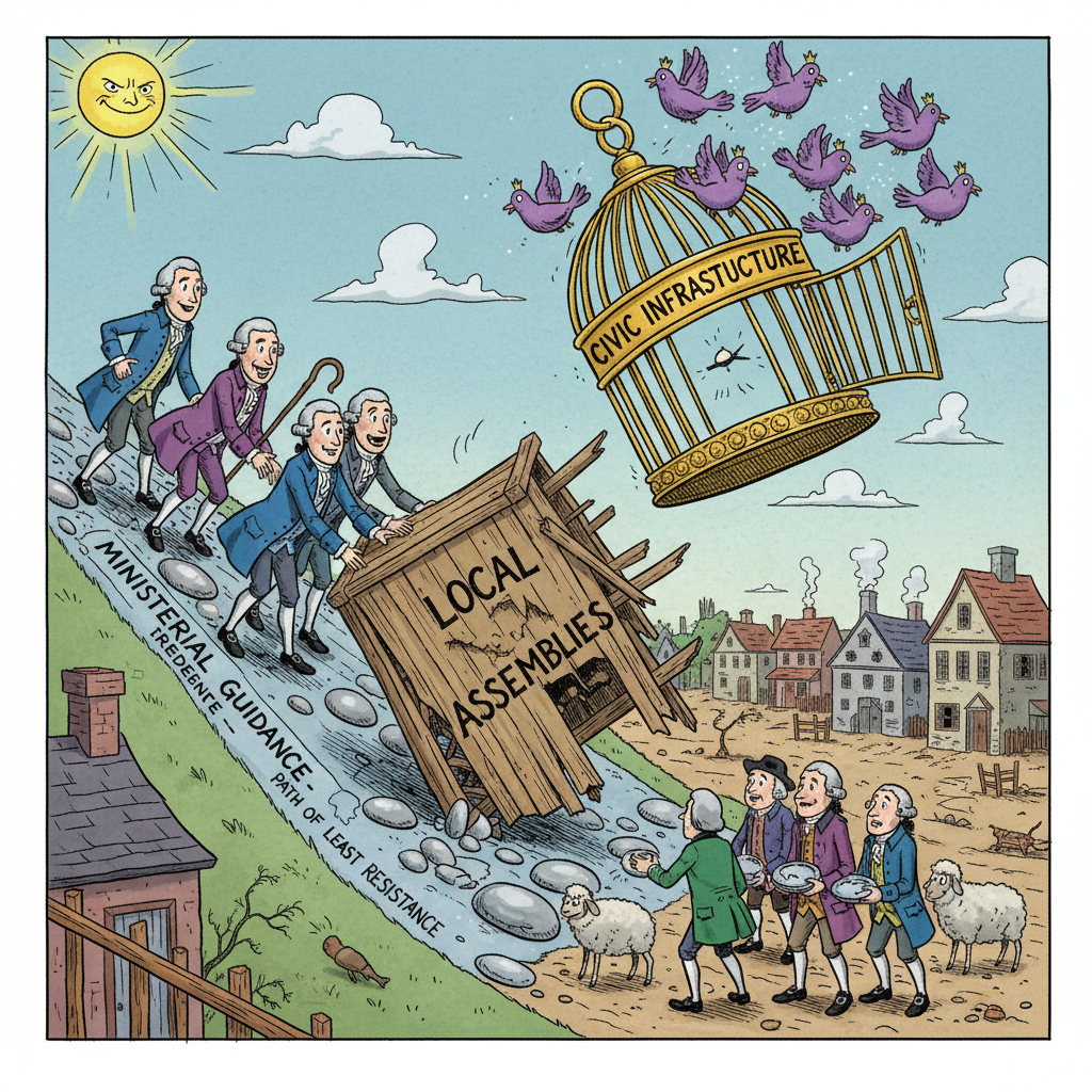 The Dissolution of Local Assemblies: When 'Ministerial Guidance' Finds a Path of Least Resistance