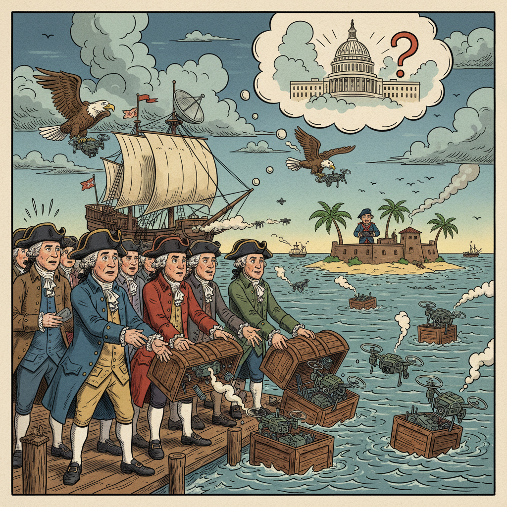 When Drones Echo Tea Chests: Washington's Familiar Predicament with Distant Shores