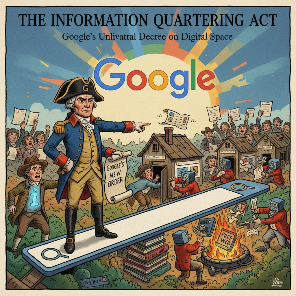 The Information Quartering Act: Google's Unilateral Decree on Digital Space