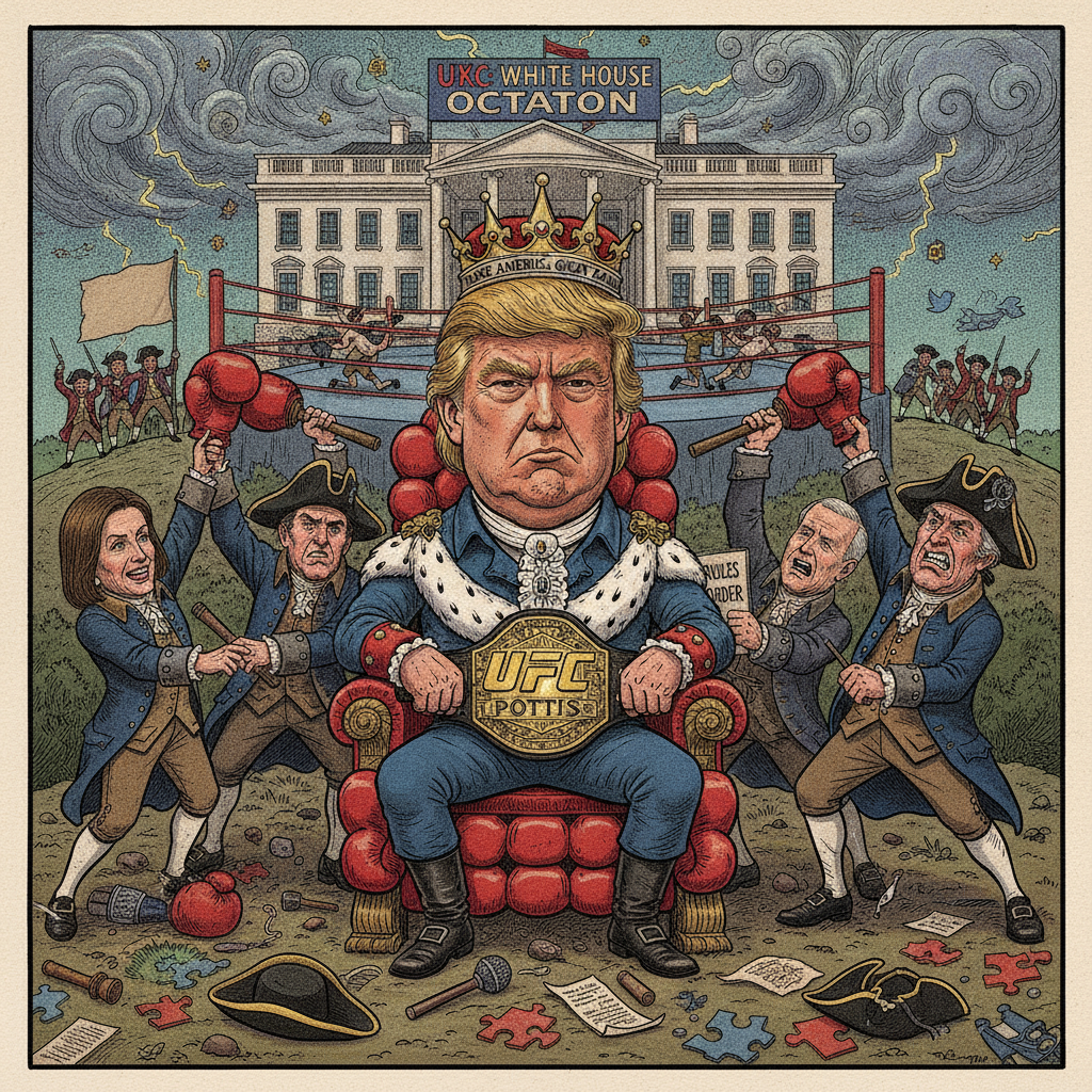 Factions Stir: White House Spectacle Underscores Enduring Perils to the Republic's Peace