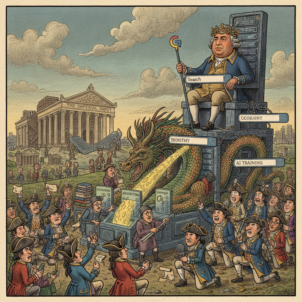 Google's Digital Monarchy: Content Creators Decry Undue Influence on the Inputs of Empire