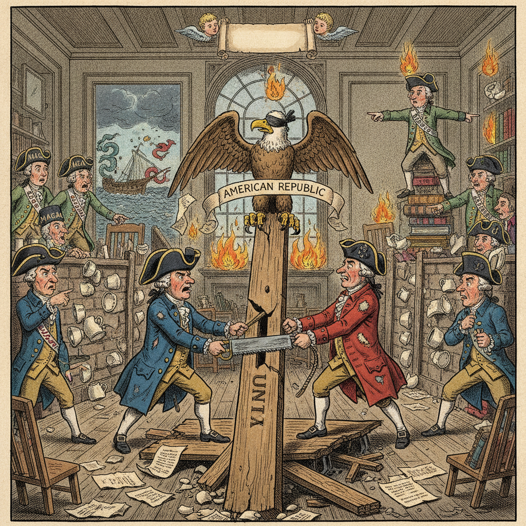 The Intolerable Acts of Internal Discord: America's Fractured Republic Echoes its Colonial Discontents