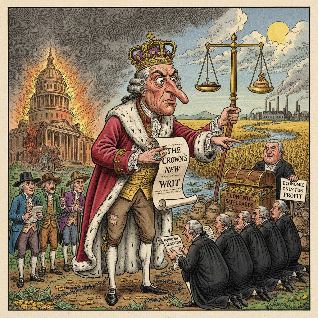 The Crown's New Writ: Supreme Court Sanctions Arbitrary Power, Pauses Only for Profit Margins