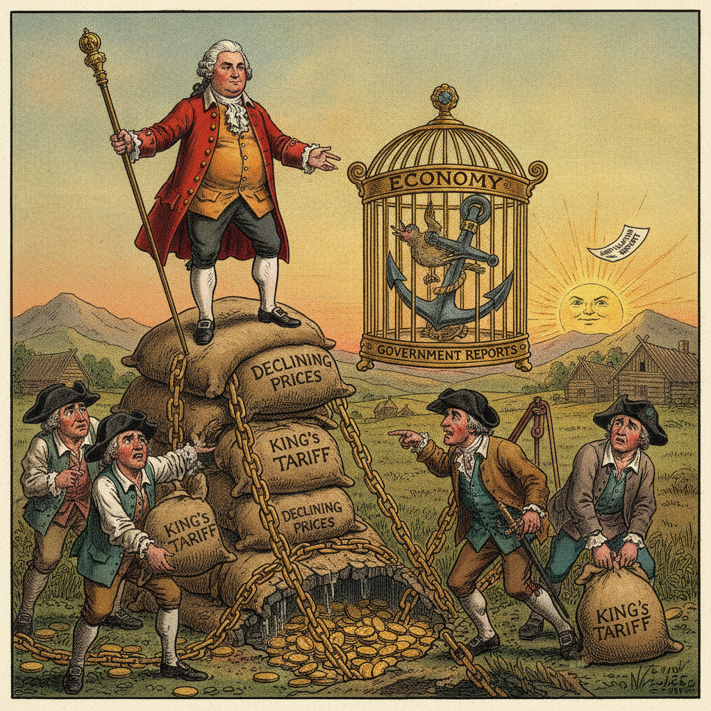 The Illusion of Relief: When Declining Prices Still Carry the King's Tariff