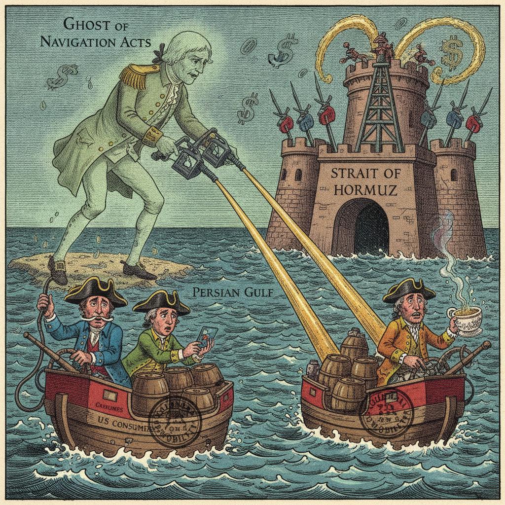 The Ghost of Navigation Acts Haunts the Hormuz: A Colonial Tax on Mobility Returns